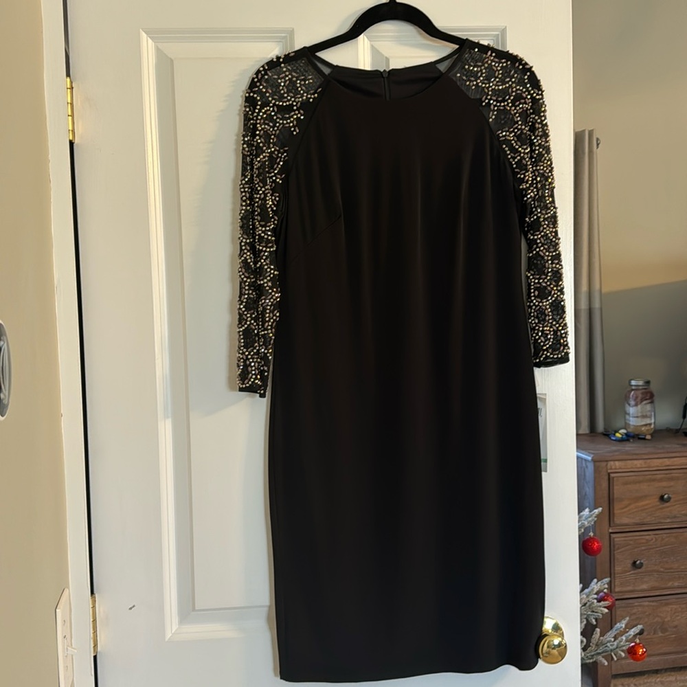 NWT Chetta B black dress, size 8